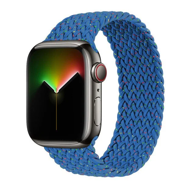 Řemínek iMore Braided Solo Loop Apple Watch Series 1/2/3 42mm - unity blue (S)