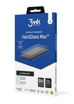 3mk HardGlass MAX pro Apple iPhone 12, 12 Pro černá 5903108291736