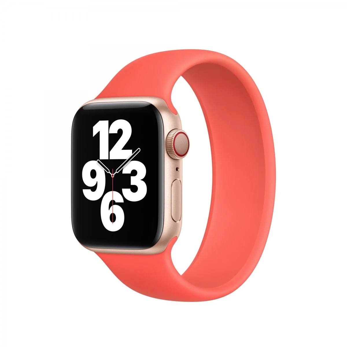 Řemínek iMore Solo Loop Apple Watch Series 1/2/3 42mm - Citrusově růžová (XS)