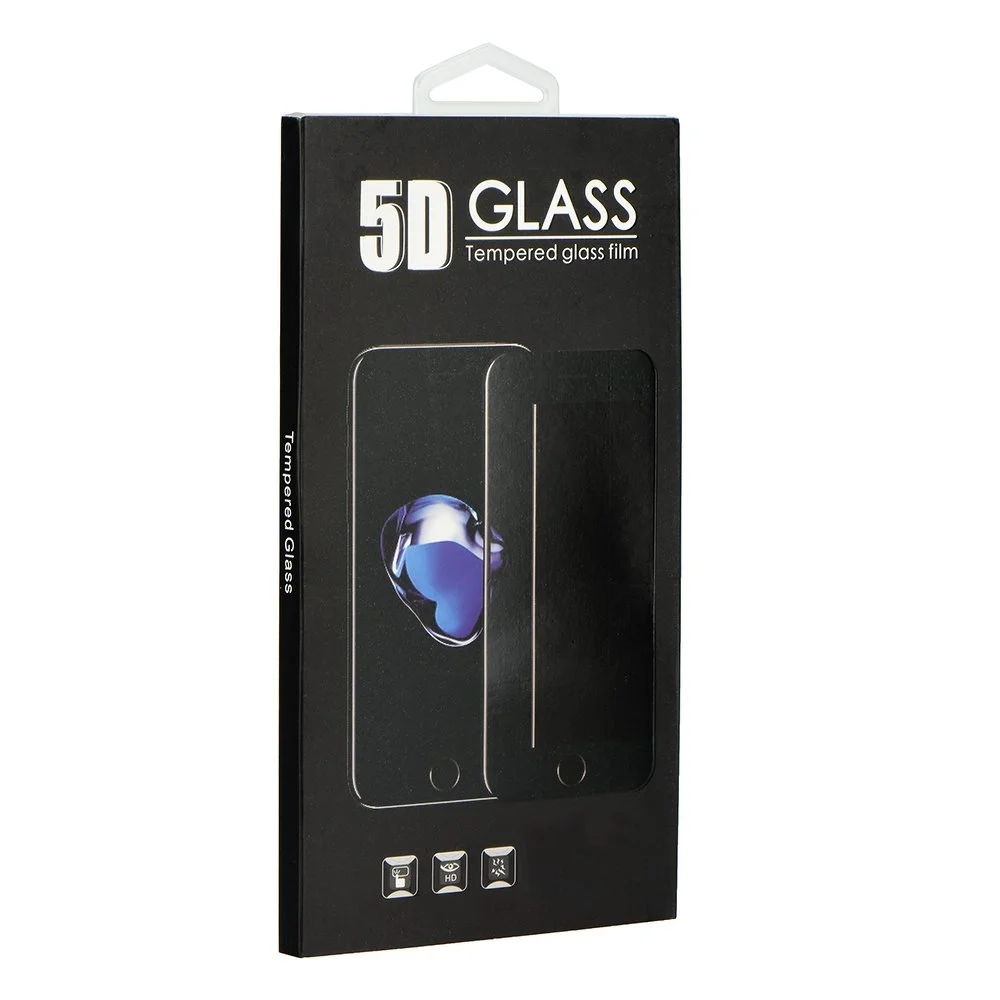 telONE Tvrzené sklo 5D GLASS iPhone 11 Pro/XS/X - ČERNÉ