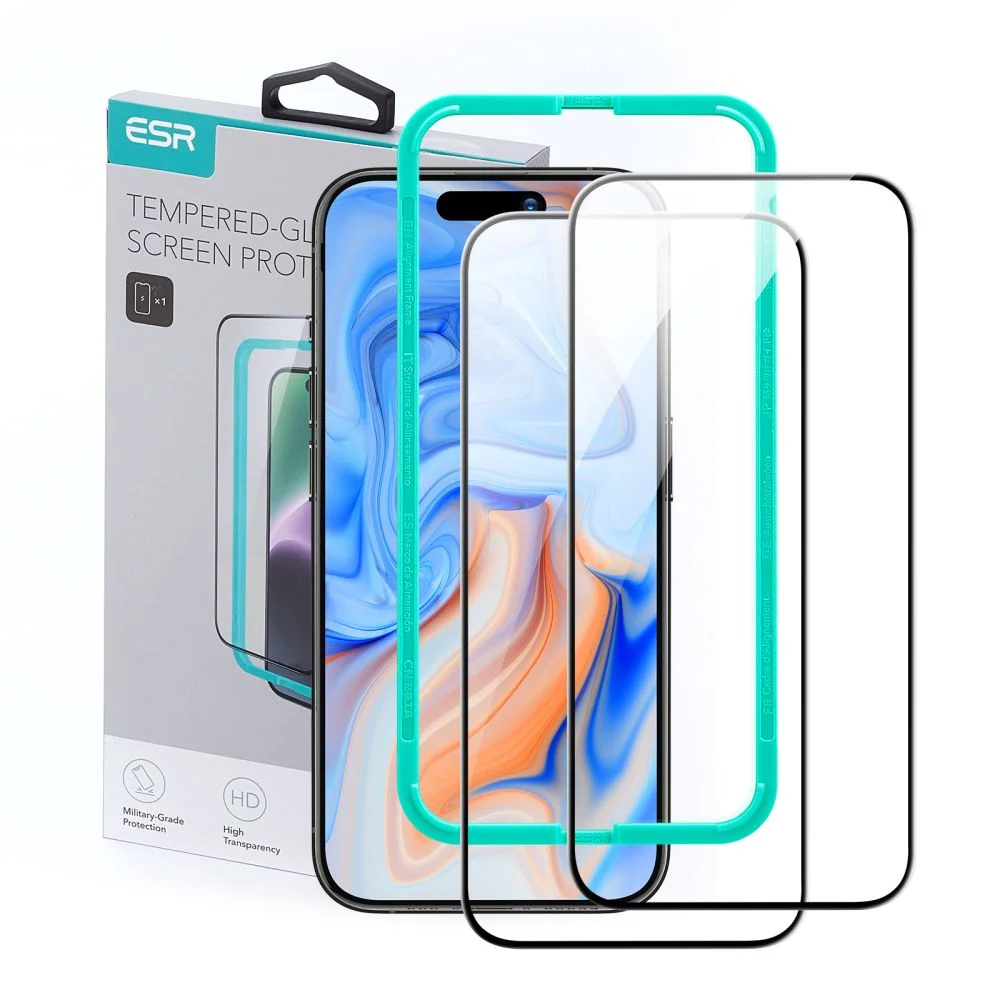 ESR Tempered Glass 2-Pack iPhone 15 Plus