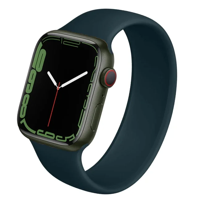 Řemínek iMore Solo Loop Apple Watch Series 1/2/3 42mm - Kachní zelená (M)