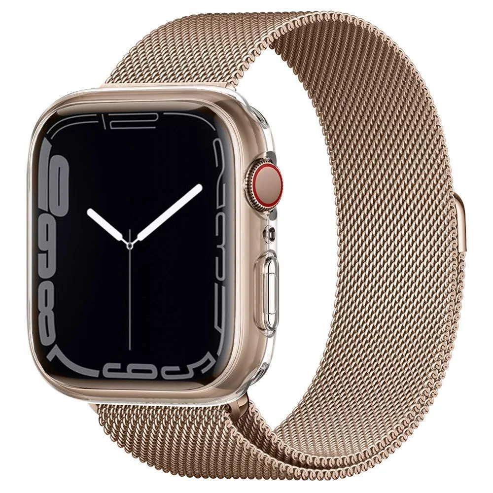 Pouzdro SPIGEN LIQUID CRYSTAL APPLE WATCH 4/5/6/7/8/9/SE (45/44MM) CRYSTAL CLEAR (ACS04196)