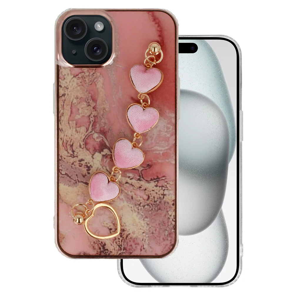 Pouzdro Trend Case iPhone 15 Plus - růžový