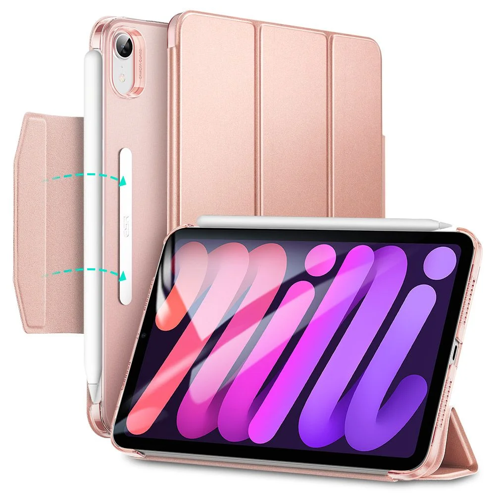 Pouzdro ESR Ascend Trifold Case iPad mini 7/6 (2024/2021) - Rose Gold