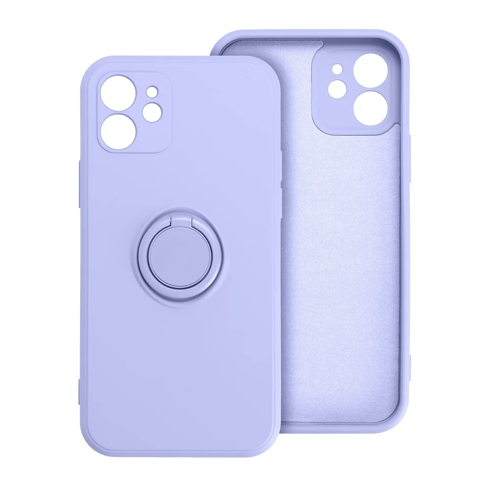 Pouzdro Forcell SILICONE RING Apple Iphone 13 - fialové