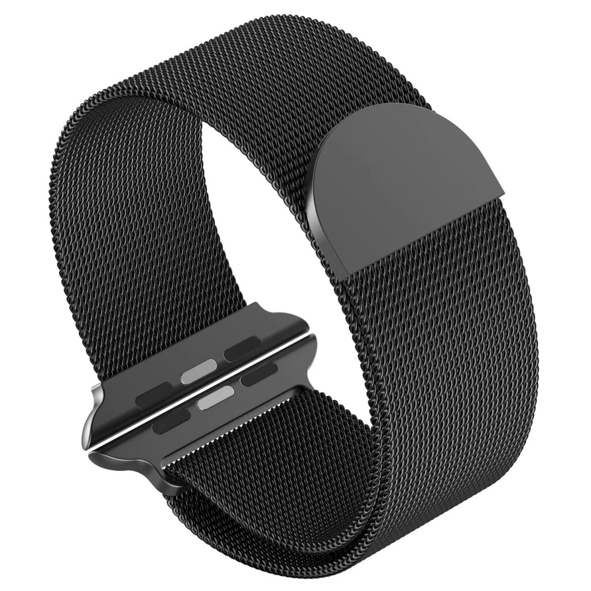 Řemínek iMore MILANESE LOOP Apple Watch Series 3/2/1 (42mm) - Černý