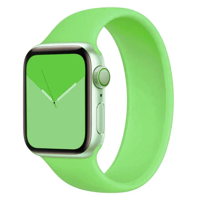 Řemínek iMore Solo Loop Apple Watch Series 1/2/3 42mm - Limetkově zelená (L)