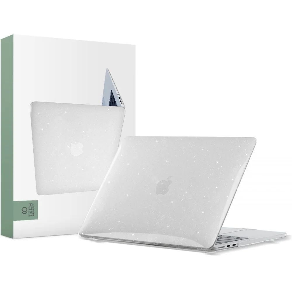 Pouzdro Tech-Protect Smartshell MacBook Air 13" (M2 2022 / M3 2024) - Třpytivé