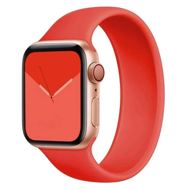 Řemínek iMore Solo Loop Apple Watch Series 1/2/3 42mm - Červená (XS)