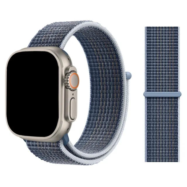 Řemínek iMore NYLON Apple Watch Series 4/5/6/SE 40mm - Bouřkově modrý