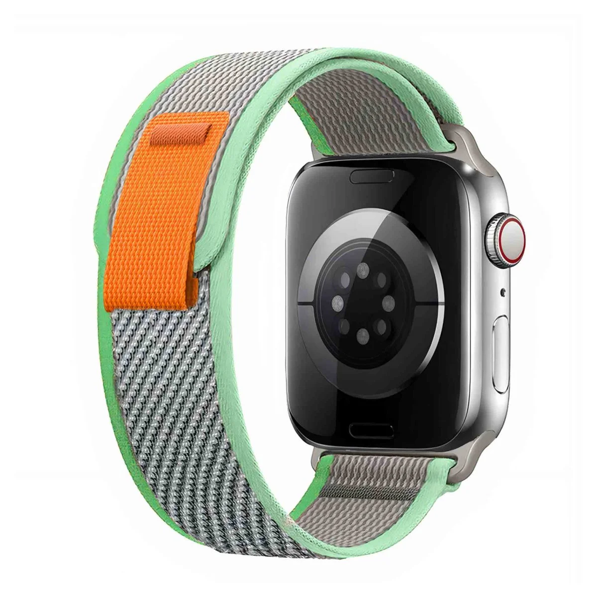 iMore Řemínek Trailový tah Apple Watch Series 6/5/4 a SE (40mm) - mint-šedá