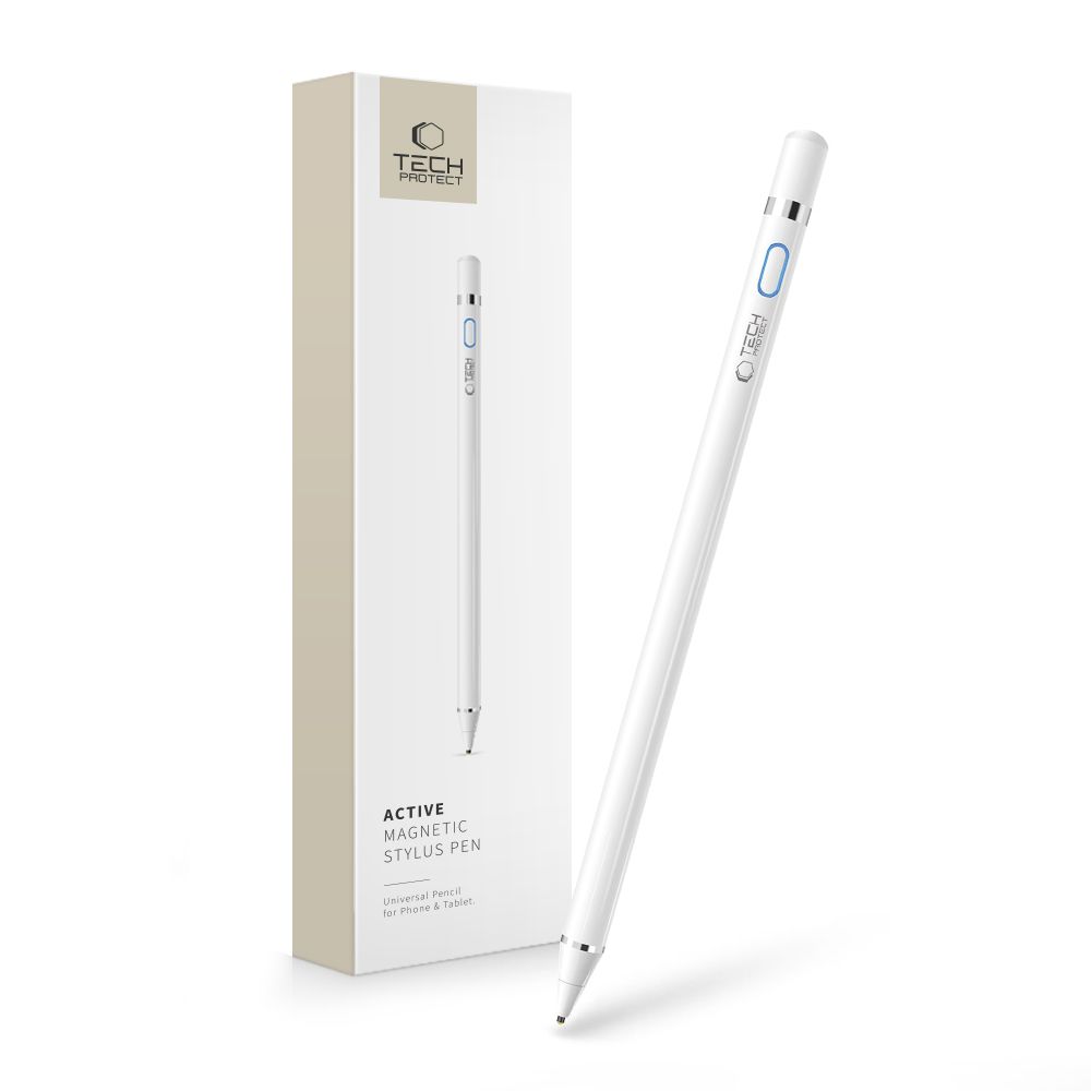 Tech-Protect Active Stylus Pen - Bílá