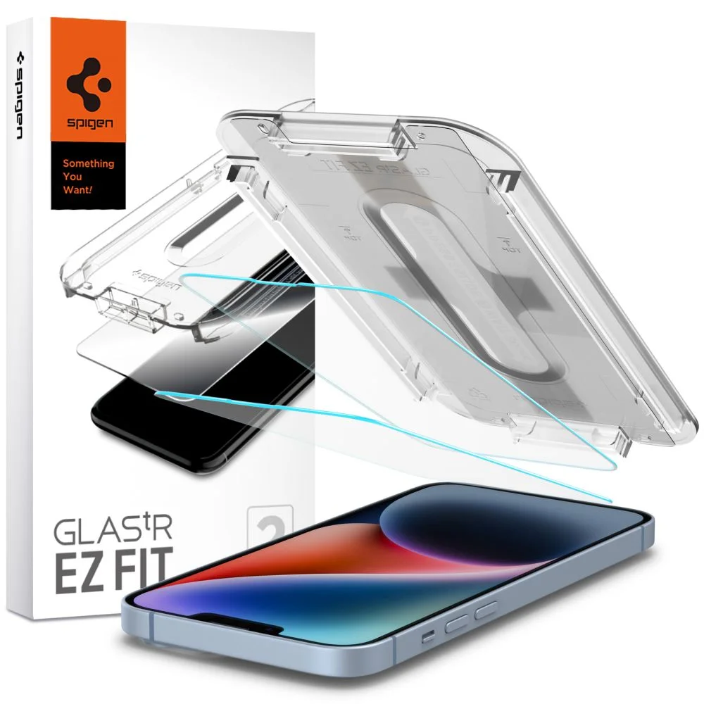 Spigen tR EZ Fit, t.s.o. 2 Pack iPhone 14 Plus / 13 Pro Max AGL03375