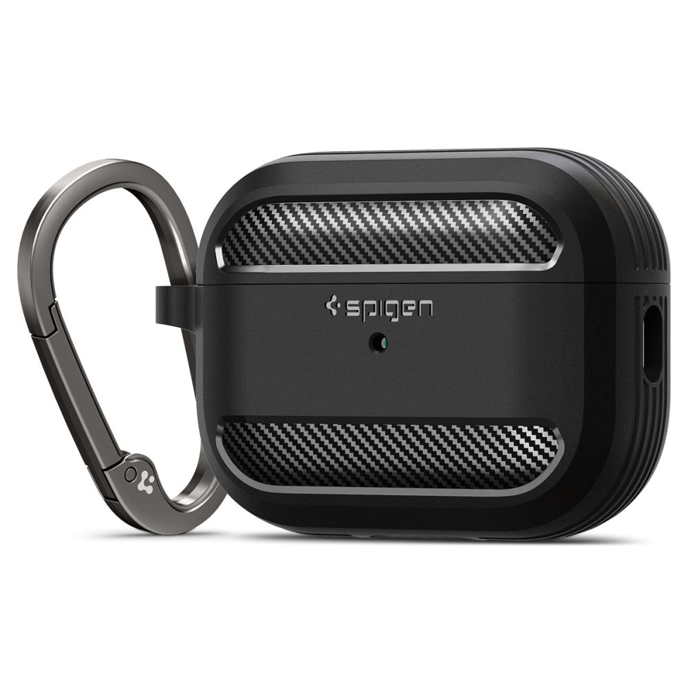 Spigen Rugged Armor Black Apple AirPods Pro 2 ACS05482