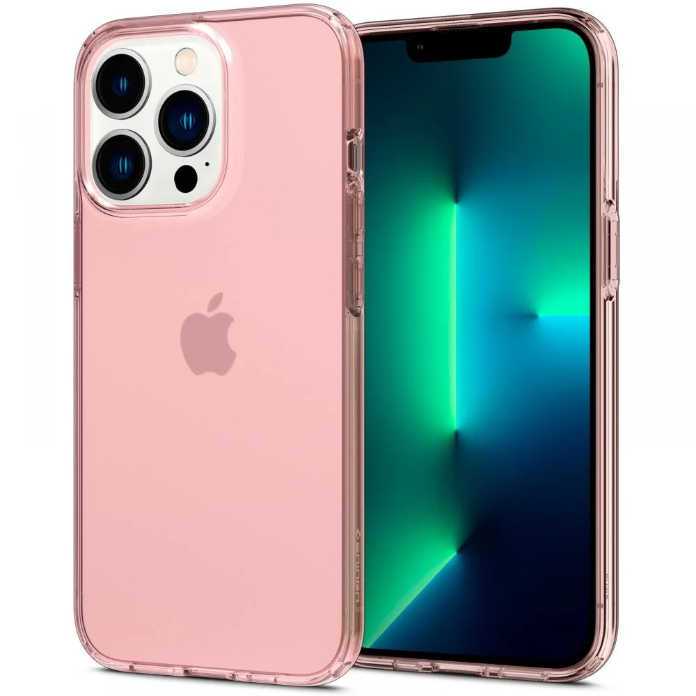 Pouzdro Spigen Crystal Flex iPhone 13 Pro Max - Rose Crystal