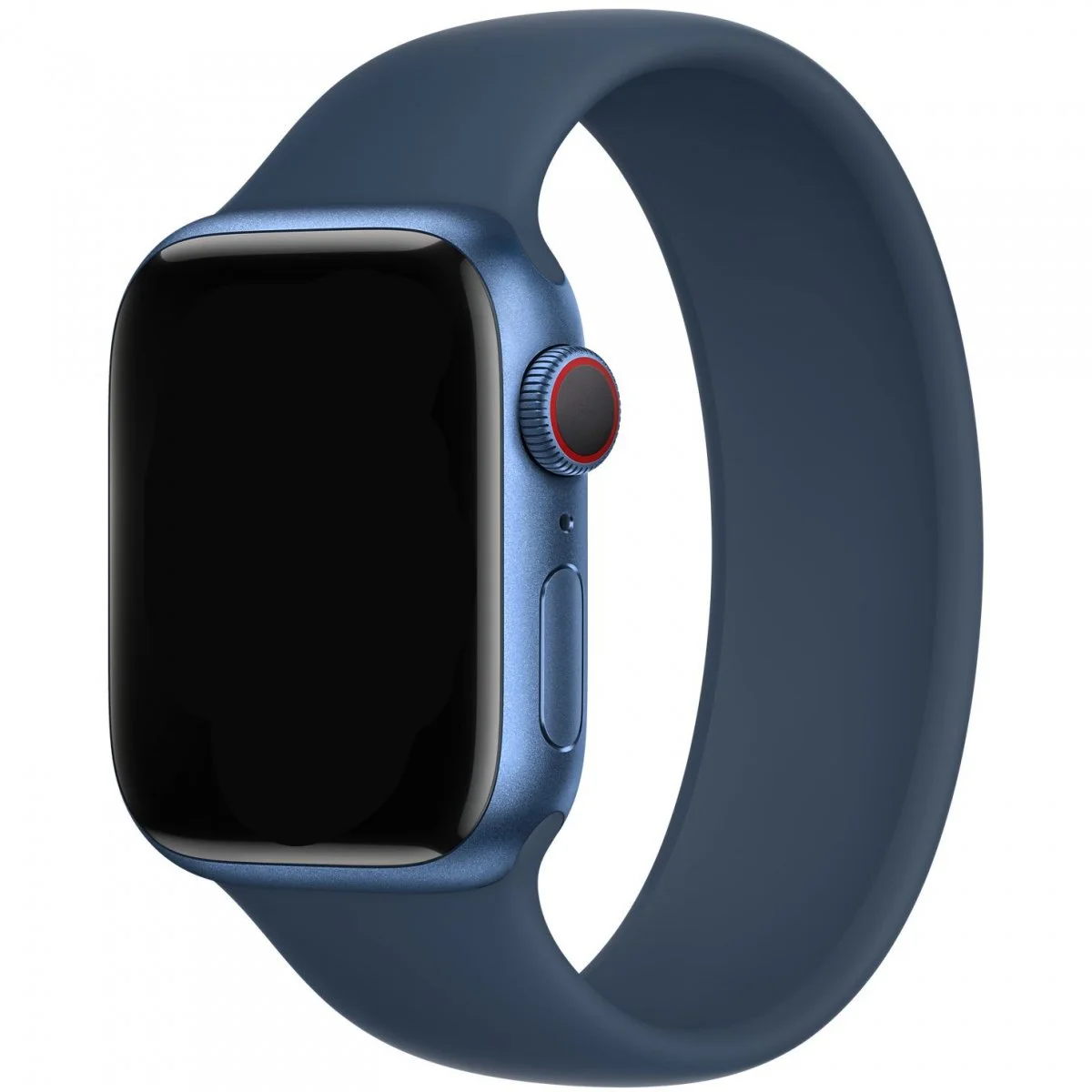 Řemínek iMore Solo Loop Apple Watch Series 1/2/3 42mm - Hlubokomořsky modrá (XS)